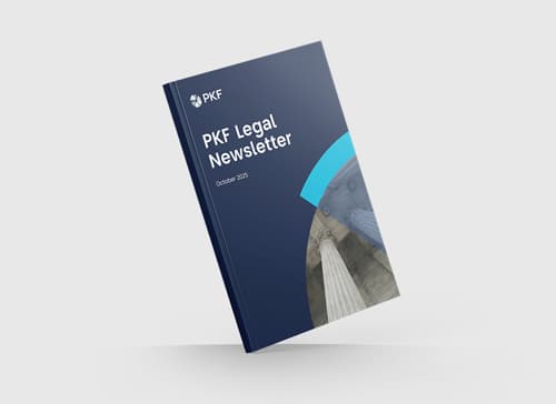 PKF Legal Newsletter cover